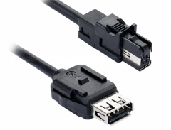 HSL4PIN direct female to USB 2.0 female transmission line LVDS video cable audio and video cable conversion test line