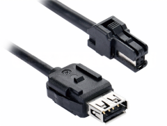 4Pin direct female to USB2.0 A female transmission cable LVDS video cable audio and video cable adapter cable