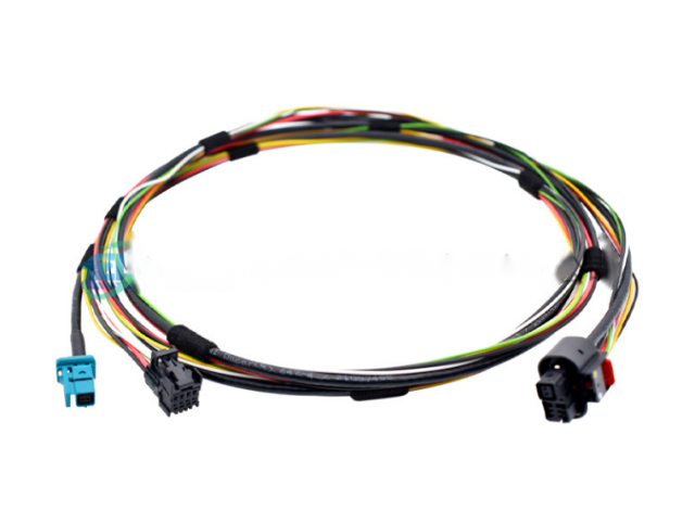 Single cavity Ethernet female to male wire harness