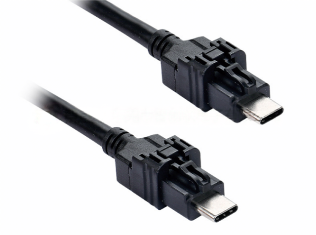 Car mounted dual head TYPE-C3.1 terminal connector