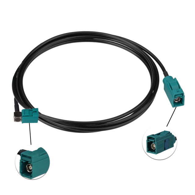 GM & Ford Multipurpose Fakra Cable：Digital Radio and Navigation Antenna Coaxial Cable,  Extension (A Pillar End or Onstar End or GPS Splitter End); Radio Antenna Cable Extension (Radio End or Amplifier End or SYNC End)