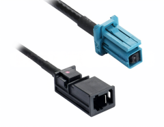 Single cavity Ethernet female to male wiring harness