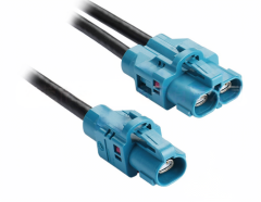 Dual cavity female to single cavity female Ethernet non waterproof straight female