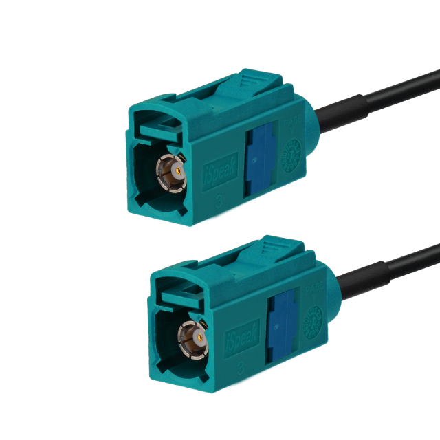 GM & Ford Multipurpose Fakra Cable - Radio End Antenna Extension Cable,  Cable Assembly, Radio Antenna Cable Extension (Radio End),  Radio Antenna amplifier Cable Extension (Door Lock Receiver)