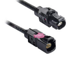 Single cavity female to male Ethernet harness