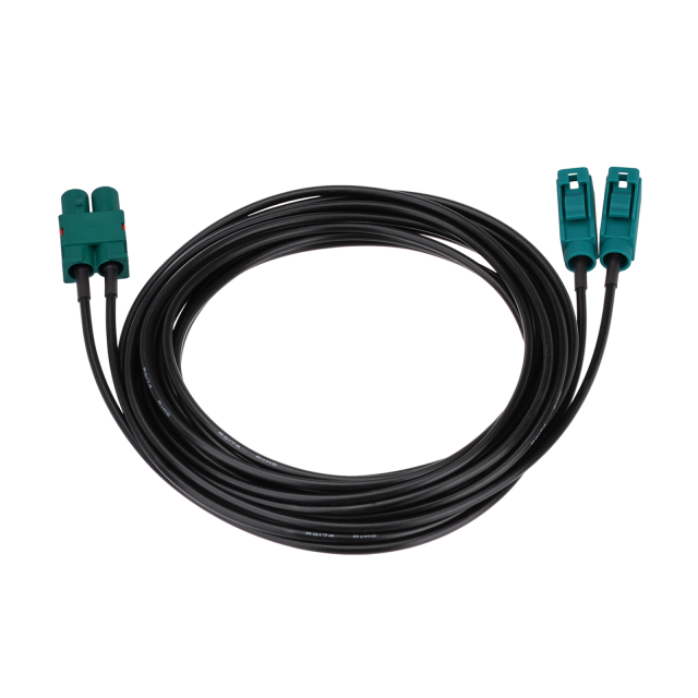 Multipurpose GM Duel Fakra Cable - Digital Radio Antenna & Navigation Antenna Coaxial Cable Assembly;  Radio Antenna Extension Cable, DAB System;