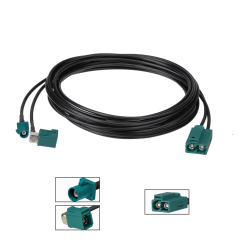 GM Fakra Cable - Digital Radio and Navigation Antenna Coaxial Extension Cable, GPS Splitter End