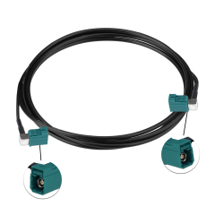 GM Fakra Cable - Digital Radio Antenna & Navigation Antenna Coaxial Cable Assembly, GPS Splitter to HMI or Onstar End