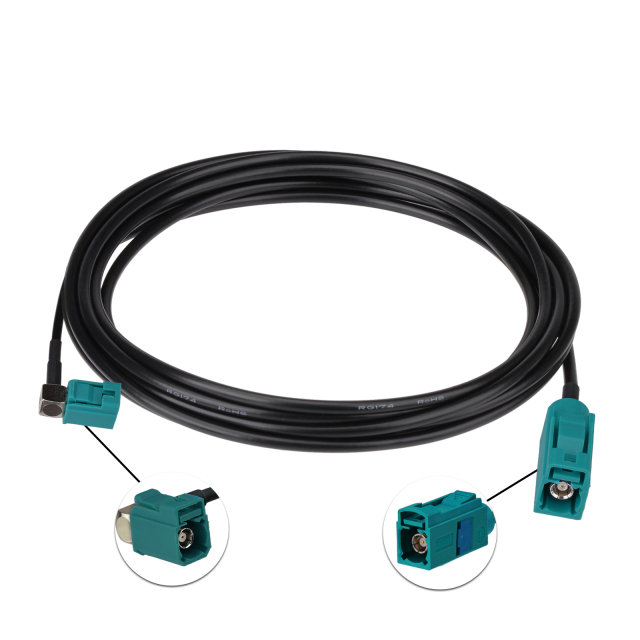 GM Fakra Cable - Digital Radio Antenna & Navigation Antenna Coaxial Cable Assembly, Digital S-Band Audio System End