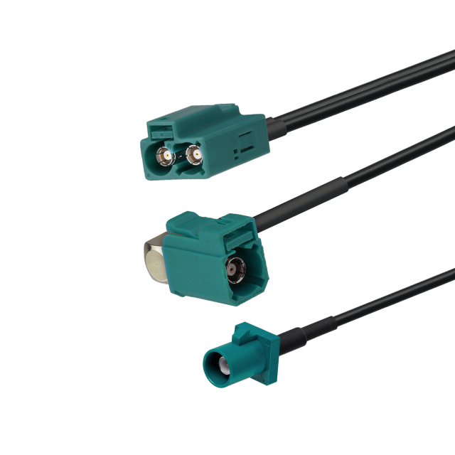GM Fakra Cable - Digital Radio and Navigation Antenna Coaxial Extension Cable, GPS Splitter End