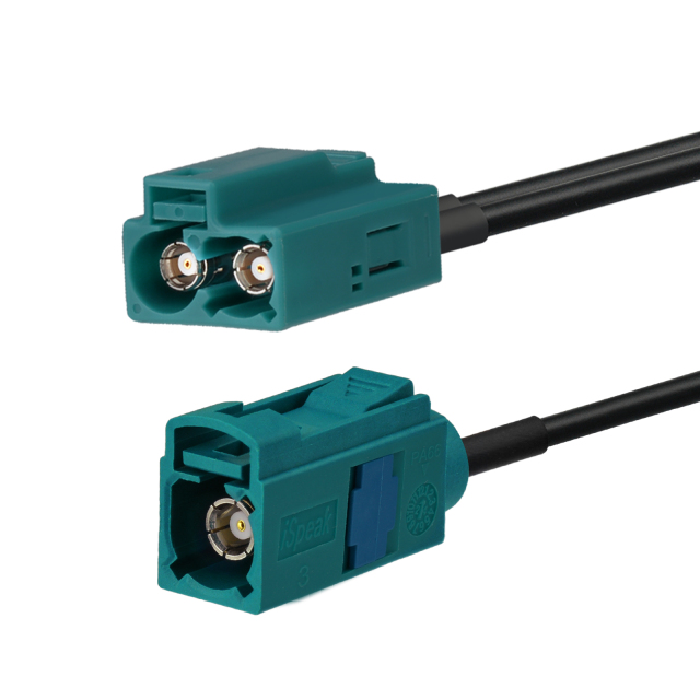 GM Duel Fakra Cable - Radio Antenna Extension Cable with Custom Embedded Navigation Information System Under Instrument Panel