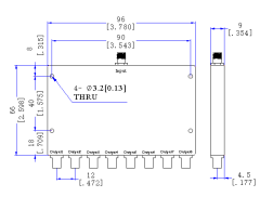 8000～10000 MHz SMA Female SMP Female 8 Way Power Divider 50 Ohm Wide-Band Signal Splitter