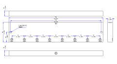 8500～9500 MHz SMP Male 8 Way Power Divider 50 Ohm Wide-Band Signal Splitter
