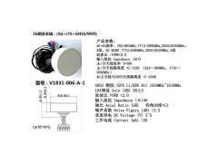 5-in-1 Antenna (4G/LTE/Wi-Fi/BLE/GNSS)