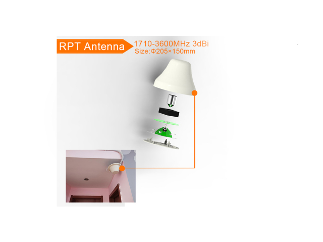 824-3600MHz 2100-3600MHz Dual Port Omnidirectional Ceiling Repeater Signal Receiving And Amplifying Antenna