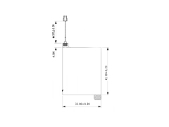 Dual side 2.0uH NFC antenna with mini-lock connector