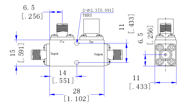 18000～22000 MHz SMA Female Power Divider 50 Ohm Wide-Band Signal Splitter