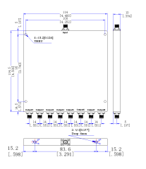 600～8400 MHz SMA Female 8 Way Power Divider 50 Ohm Wide-Band Signal Splitter