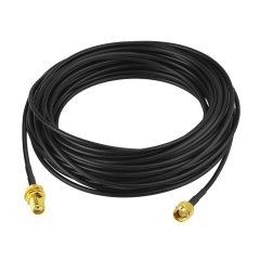 SMA Male to SMA Female Bulkhead Connector ALSR100 Cable 10m/32.8ft 50 Ohm for WiFi Router