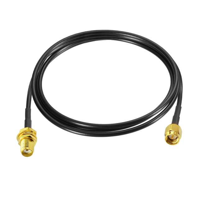 SMA male to SMA female Bulkhead Connector ALSR100 Cable 1m/3.28ft 50 Ohm used for Wifi router