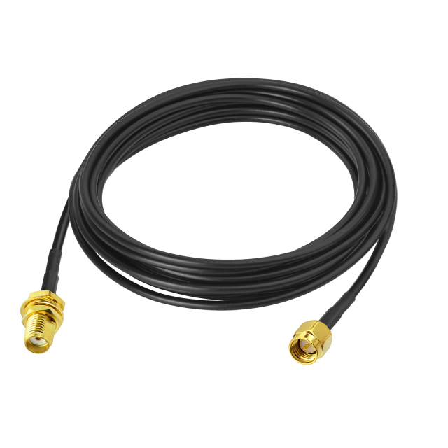 SMA Male to SMA Female Bulkhead Connector ALSR100 Cable 3m/9.84ft 50 Ohm for WiFi Router