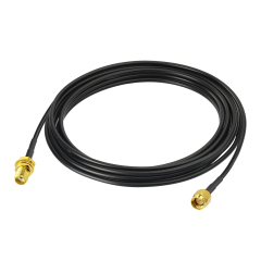 SMA BulkHead Male to Female Connector Low Loss ALSR100 300cm with 3pcs SMA Adapters