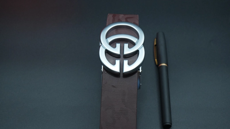 Automatic Buckle Leather Belt for Men