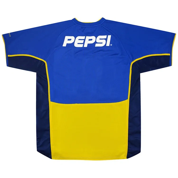 Boca Juniors 2002 Home Retro Soccer Jersey