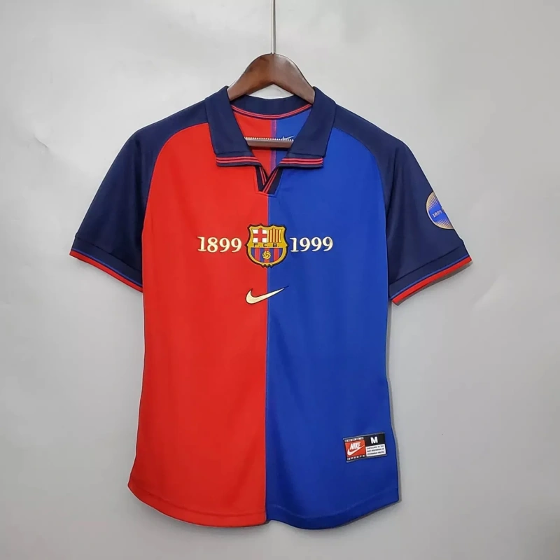Camisa Barcelona I 1999/00 Retrô