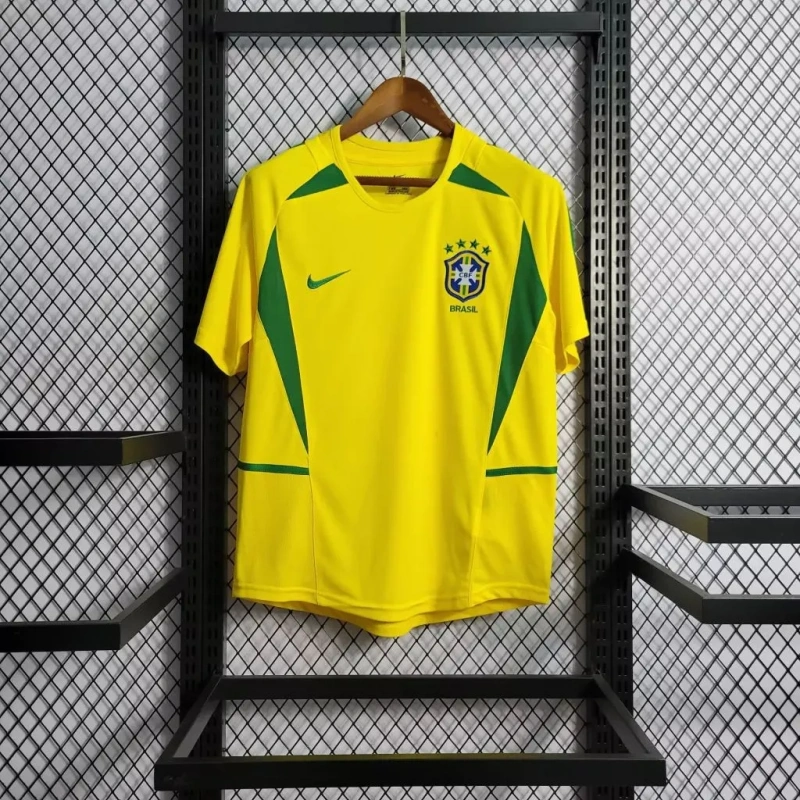 Brazil 2002/2004 Home Retro Jersey