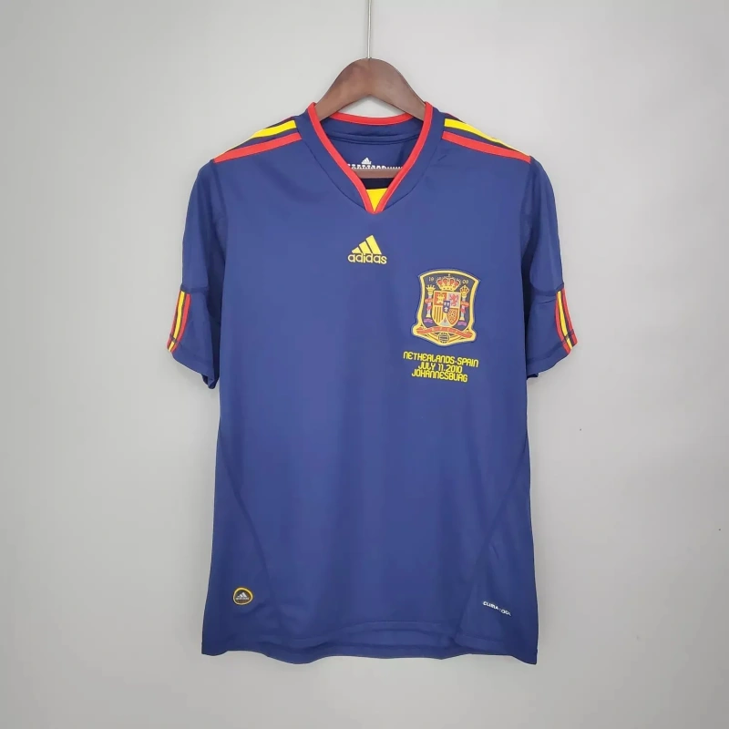Spain 2010 World Cup Away Retro Jersey