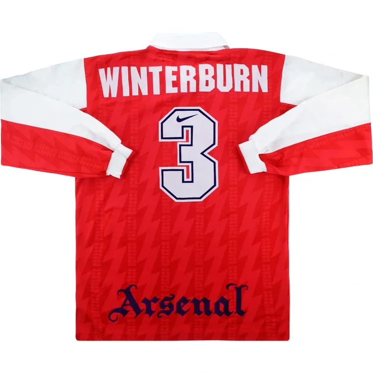 Camisa Arsenal I 1994/96 Retrô Manga Longa