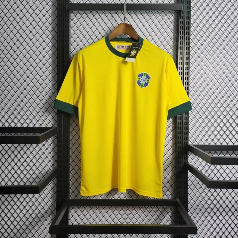 Camisa Brasil I 1970 Retrô Copa do Mundo