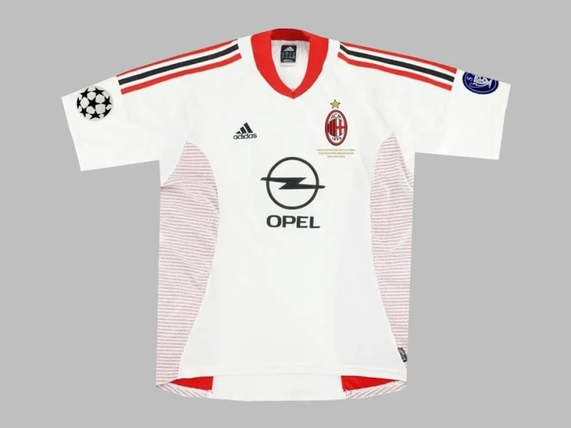 Camisa AC Milan II 2002 Retrô UCL