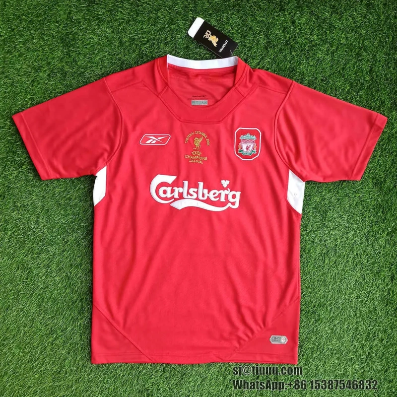 Camisa Liverpool I 2005 Retrô Final Champions League