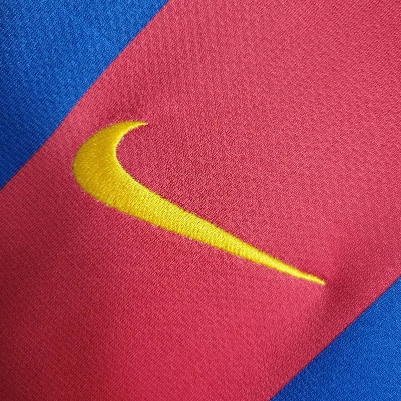 Camisa Barcelona I 2010/11 Retrô Manga Longa