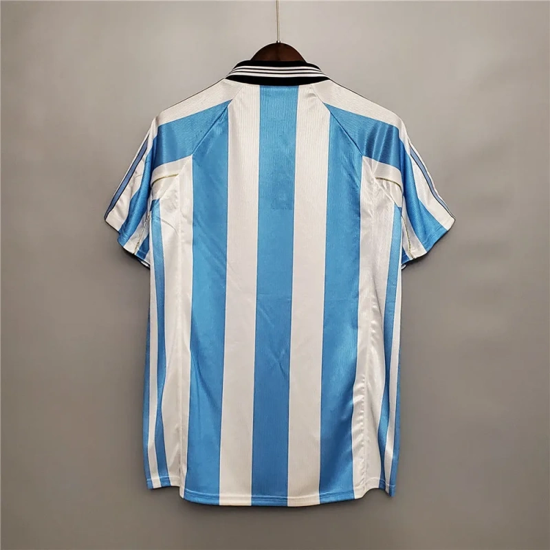 Camisa Argentina I 1998 Retrô Copa do Mundo