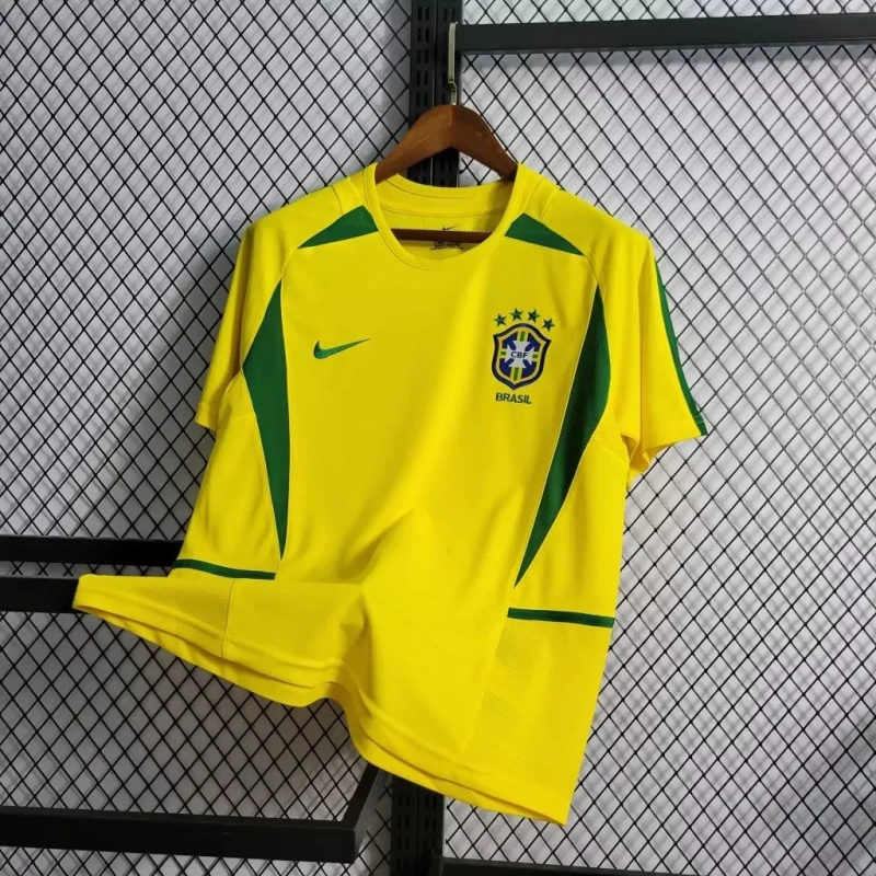 Brazil 2002/2004 Home Retro Jersey