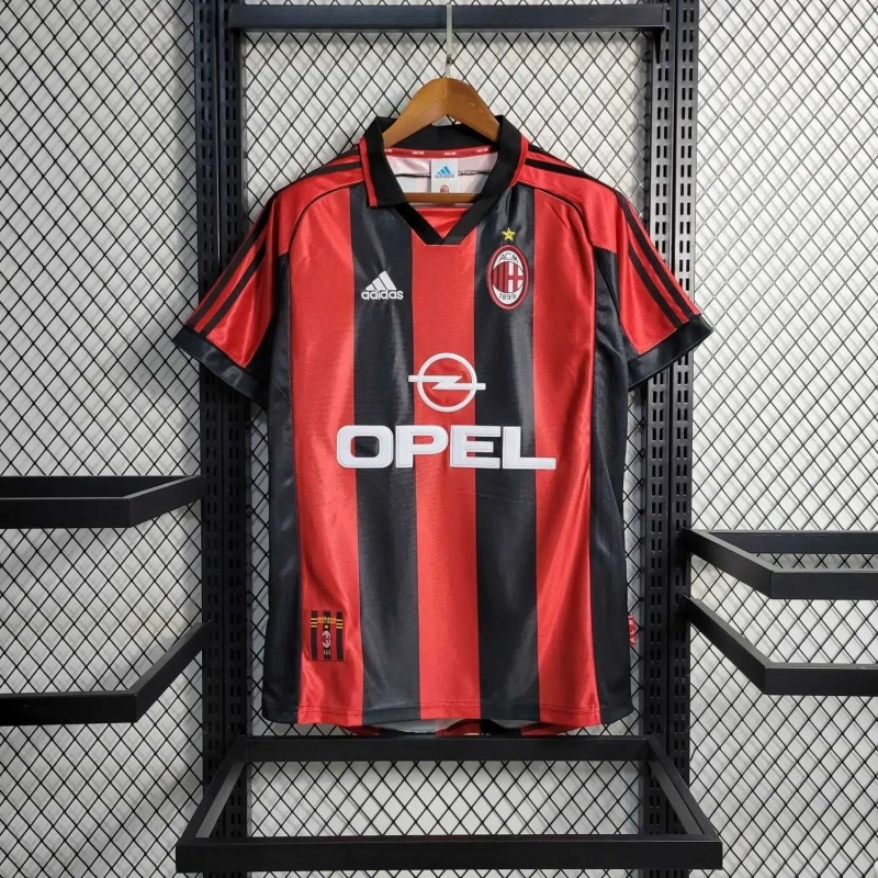 Camisa AC Milan I 1998/99 Retrô