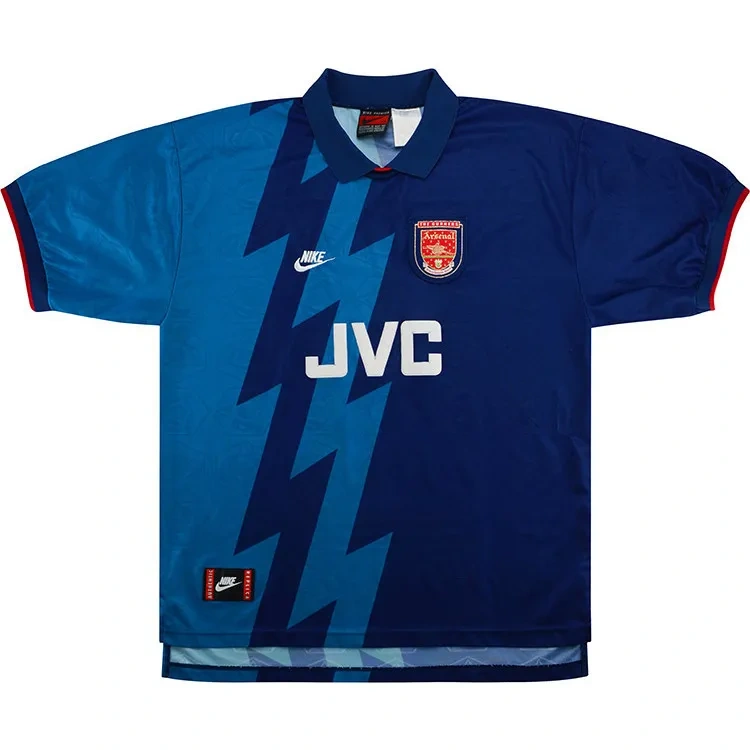 Camisa Arsenal II 1995/96 Retrô Manga Longa