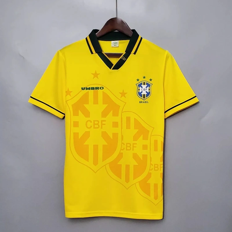 Brazil 1994 World Cup Home Retro Jersey