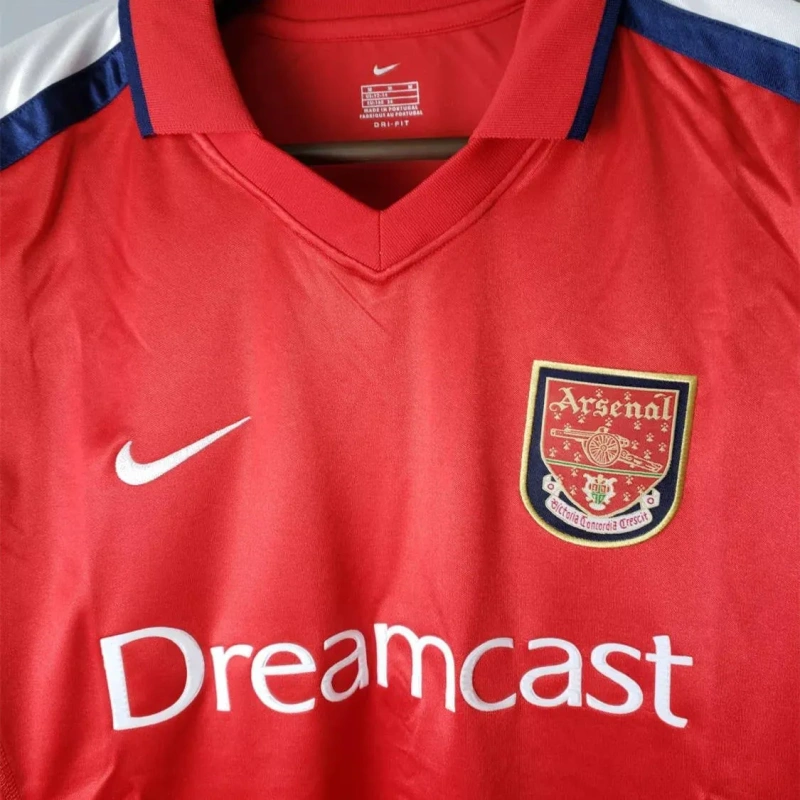 Camisa Arsenal I 2000/02 Retrô
