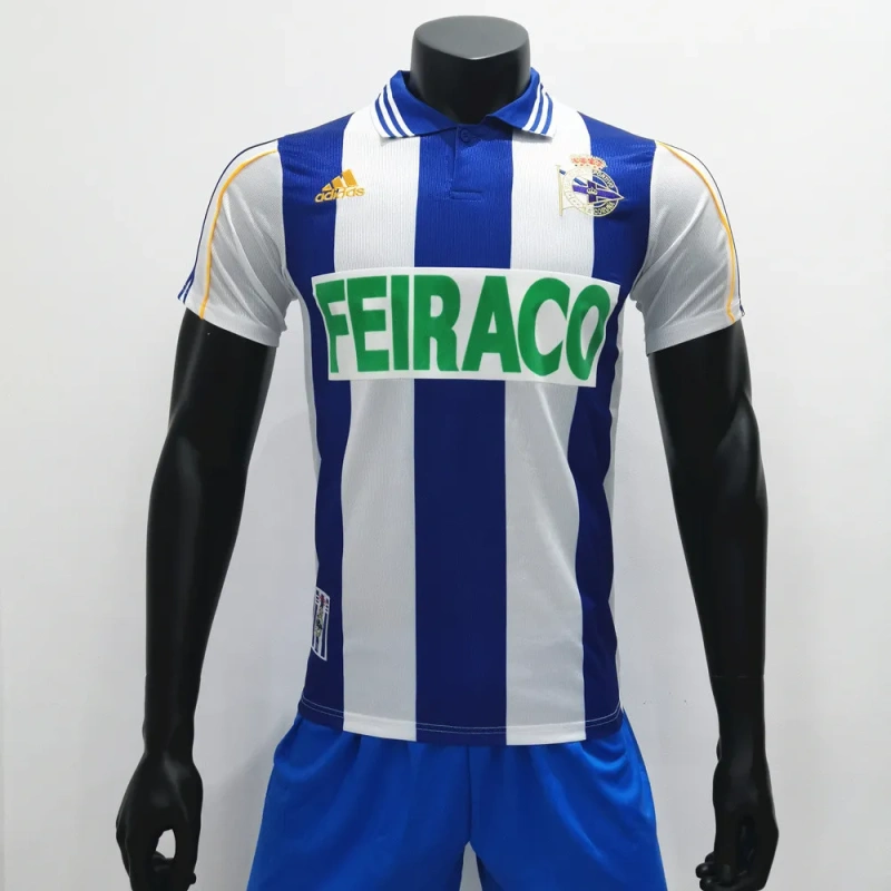 Camisa Deportivo La Coruña I 1999-2000 Retrô