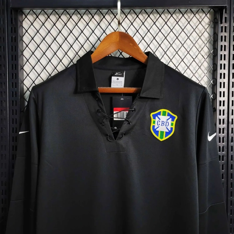 Camisa Brasil Especial 2004 Retrô Manga Longa