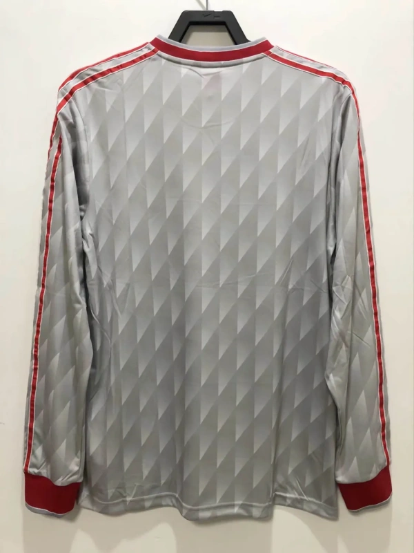 Camisa Liverpool II 1989/91 Retrô Manga Longa
