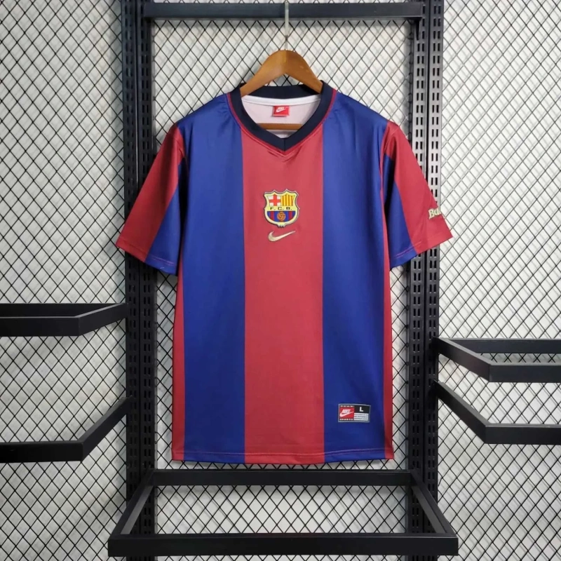 Camisa Barcelona I 1998/99 Retrô