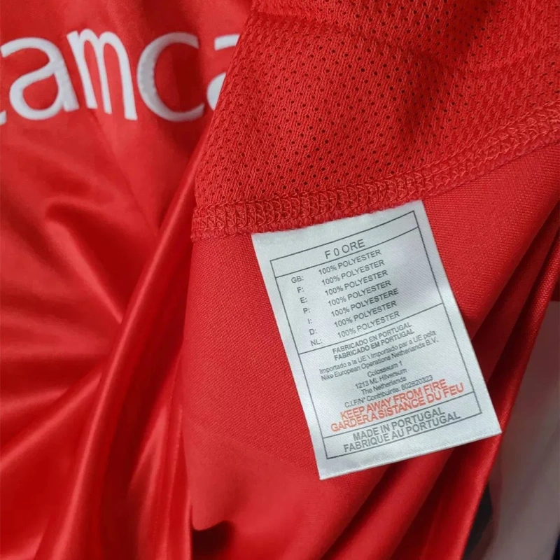 Camisa Arsenal I 2000/02 Retrô Manga Longa