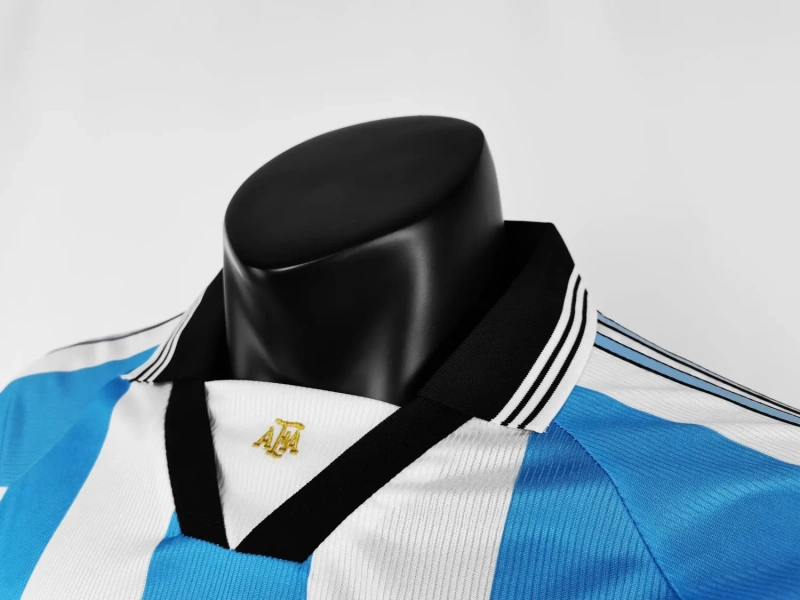 Camisa Argentina I 1998 Retrô Copa do Mundo