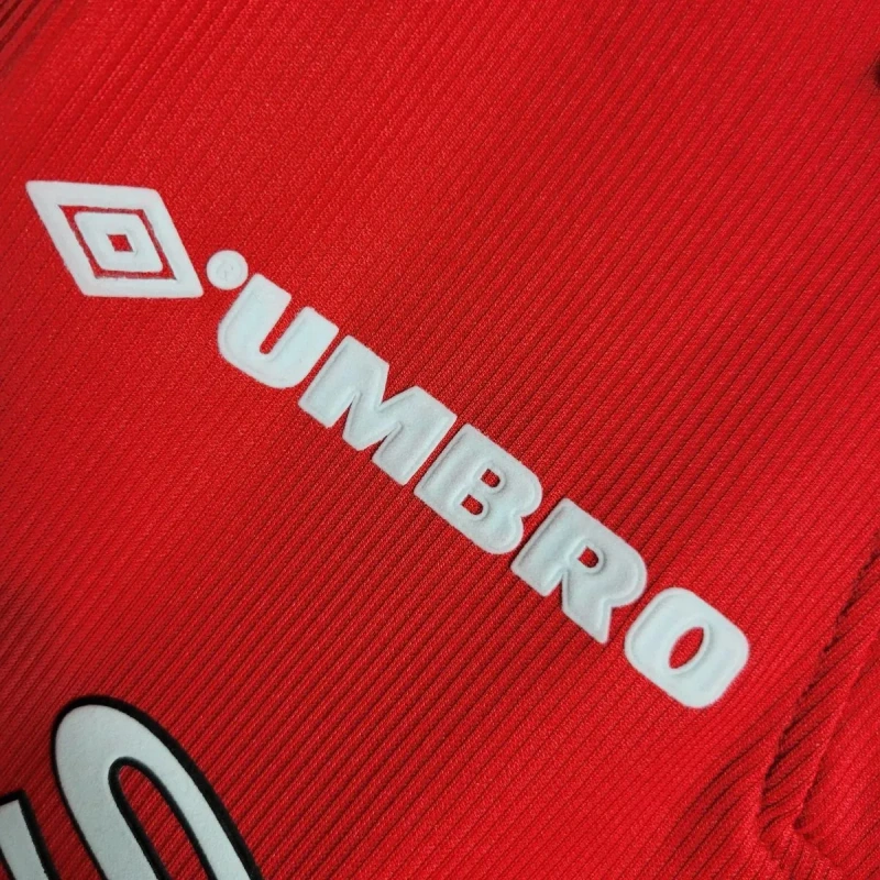 Camisa Manchester United I 1998/99 Retrô Manga Longa