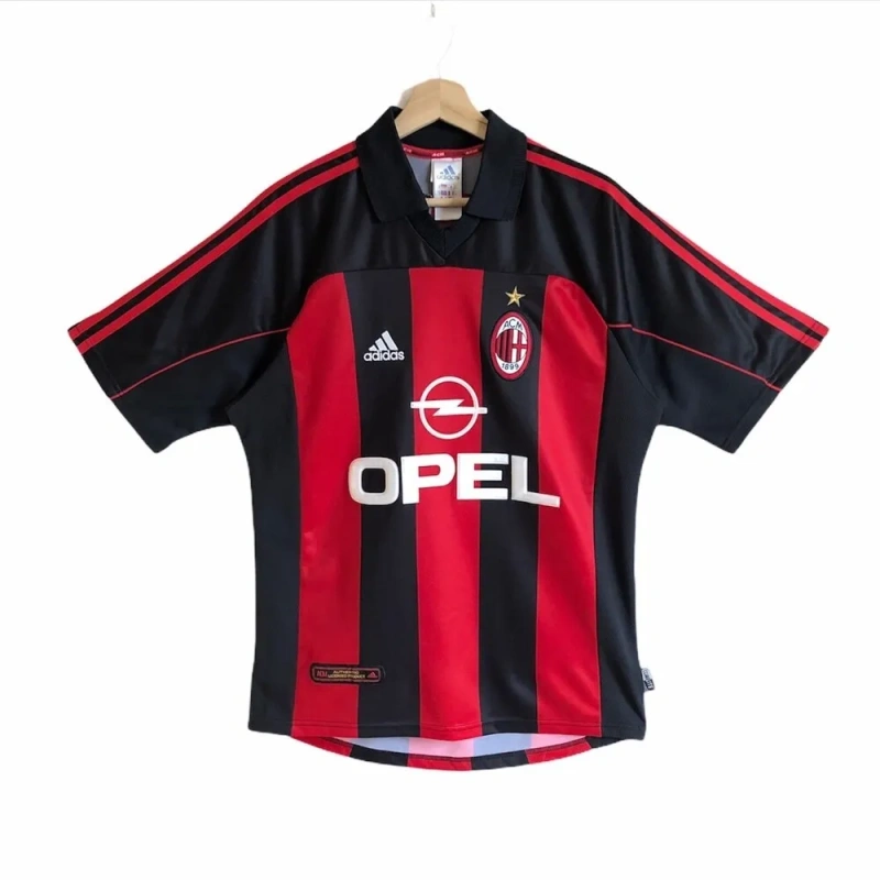 Camisa AC Milan I 2000/02 Retrô